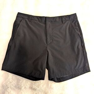 All In Motion Men's Black Chino‎ Golf Shorts Size 36